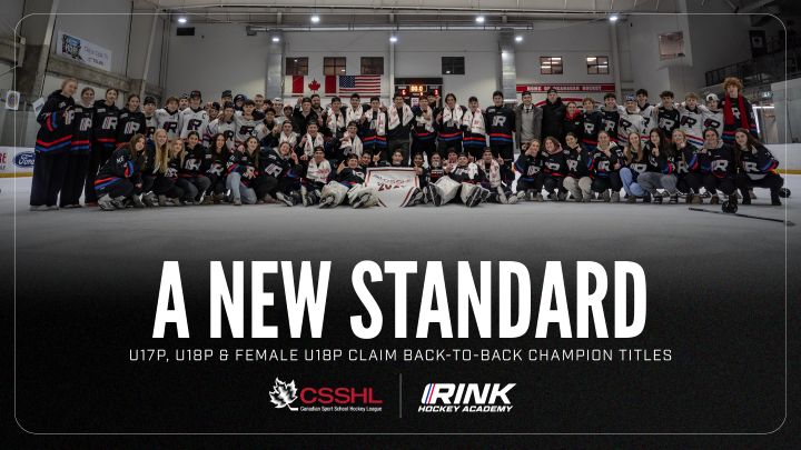 Image of championship teams for RINK Hockey Academy in Kelowna, BC 2026
